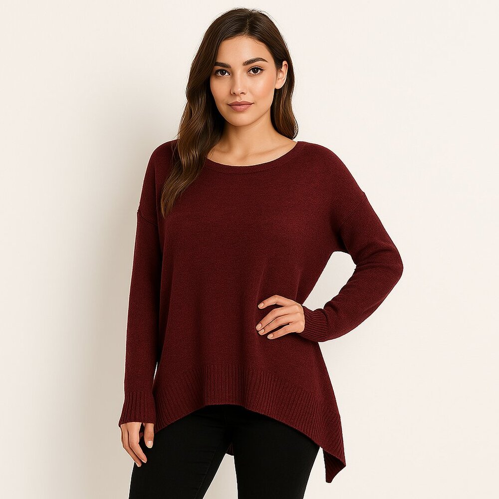 Dex Clothing (Size 1x) Women's High-Low Pullover Sweater (Nwot)